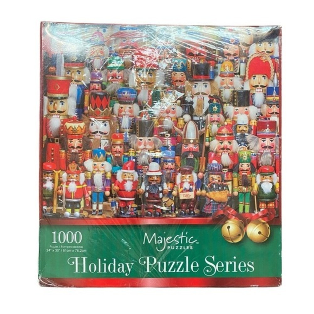 Majestic Puzzles Holiday Puzzle Series Nutcrackers 1000 Piece Sealed